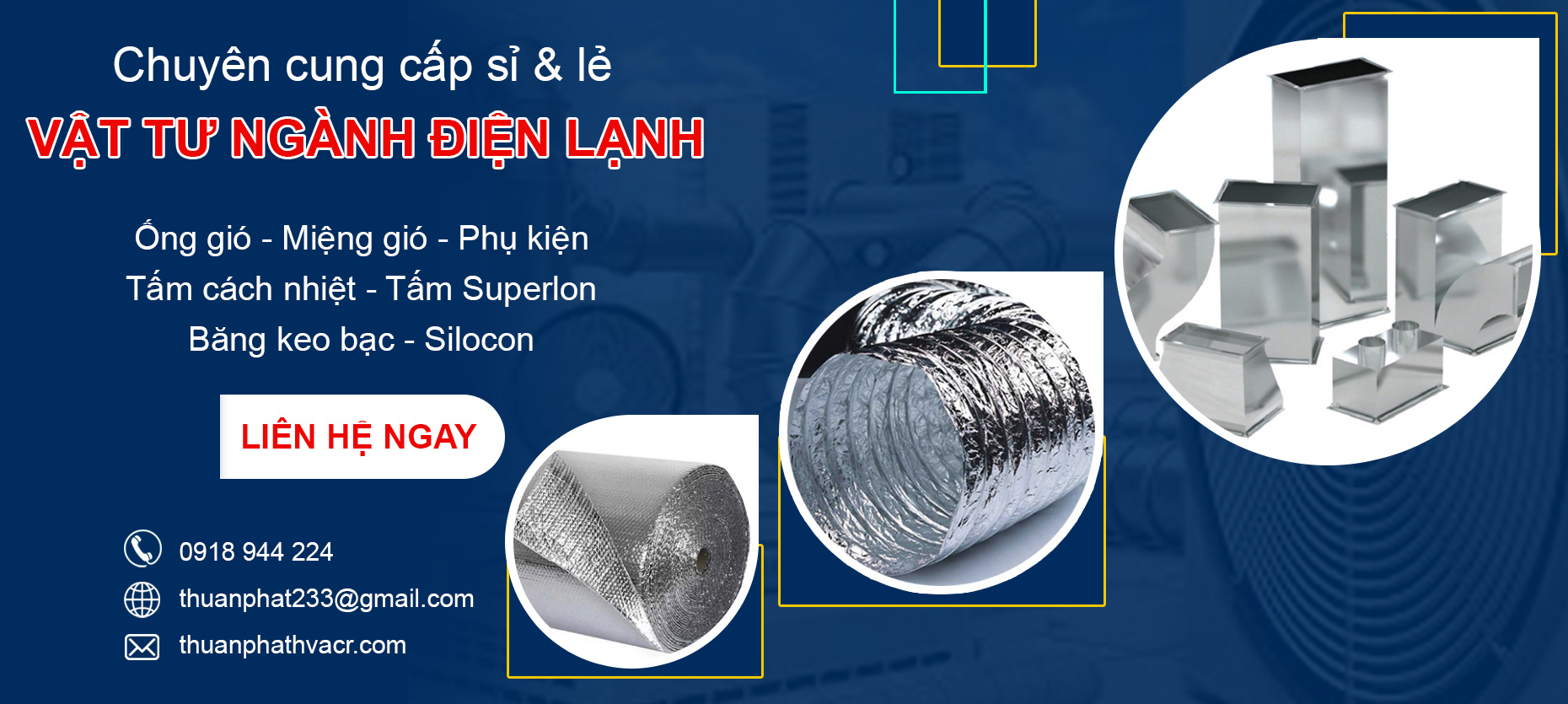 Chuyên cung cấp vật tư điện lạnh